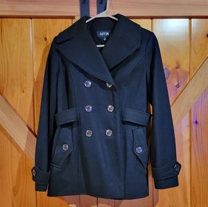 APT. 9 Black Womens Pea Coat NWOT